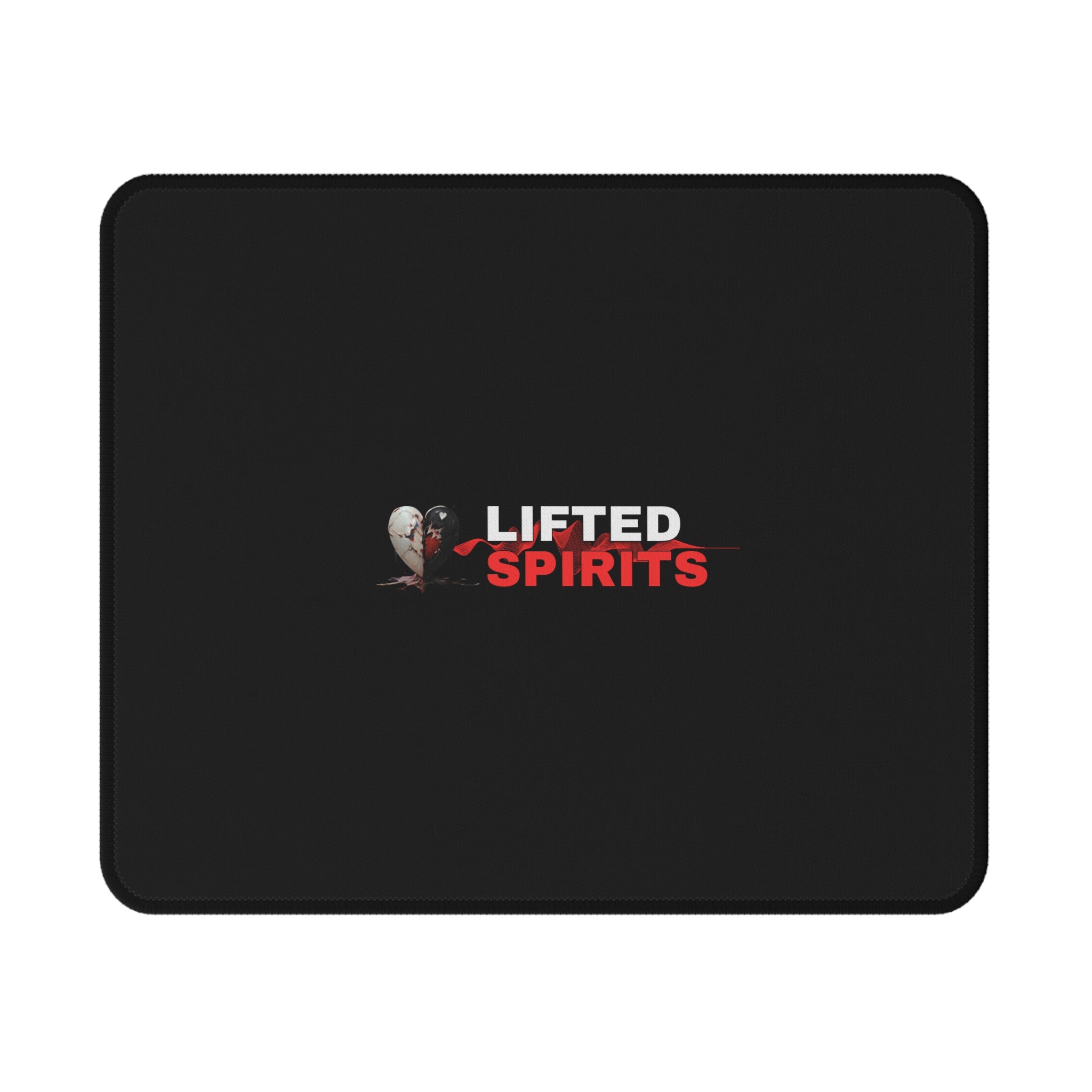 Lifted Spirits Black Mouse Pad – Smooth Non-Slip Gaming Mat