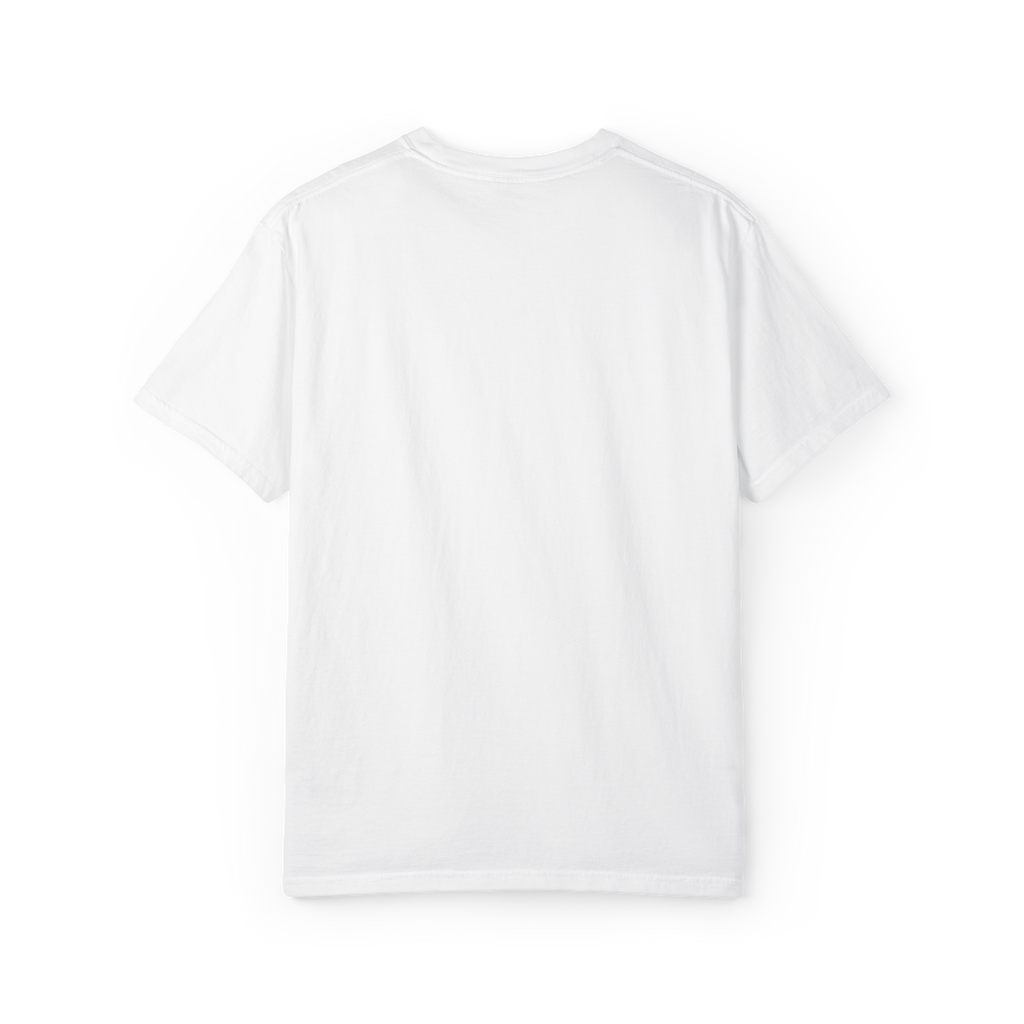 White LS Unisex Garment-Dyed T-shirt