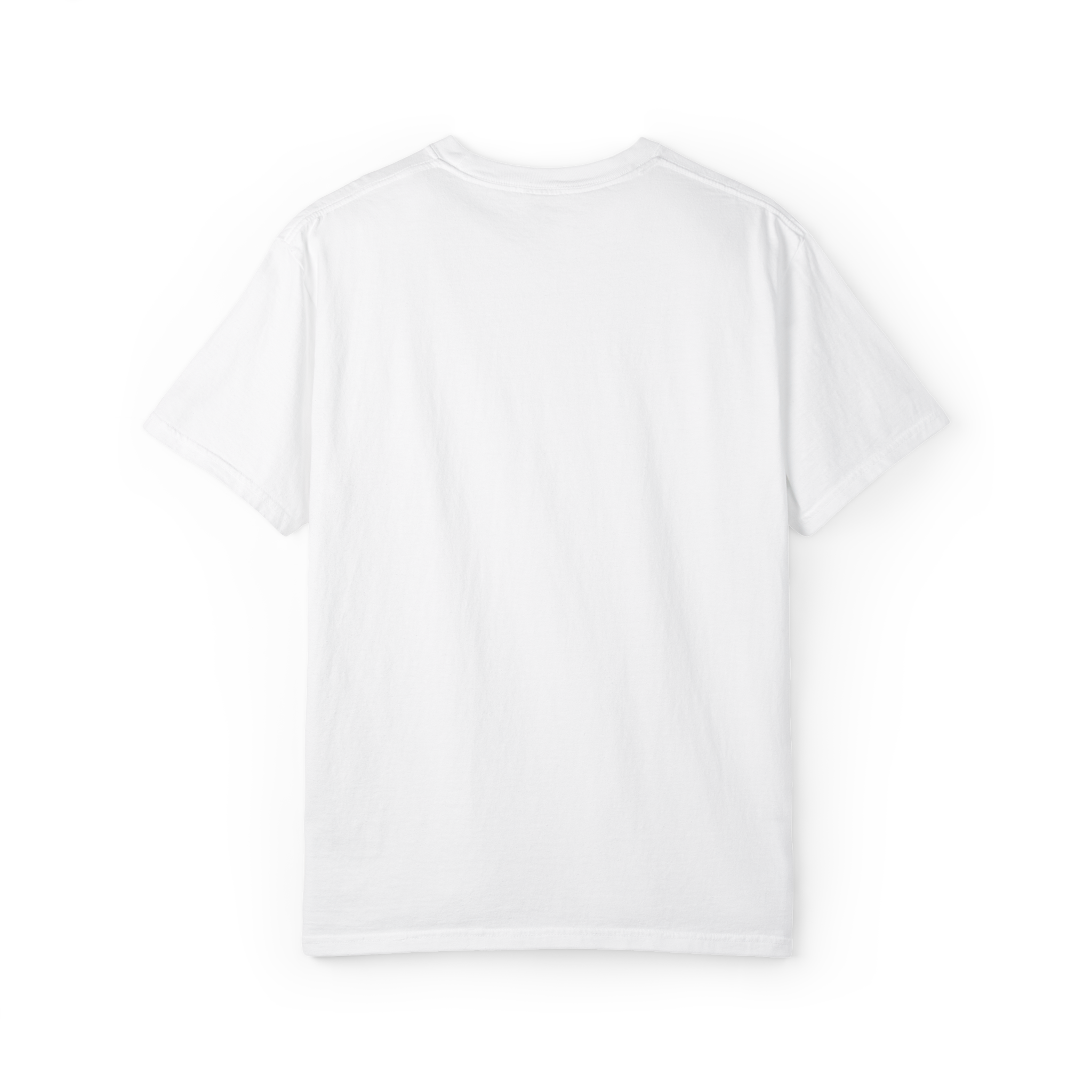 White LS Unisex Garment-Dyed T-shirt