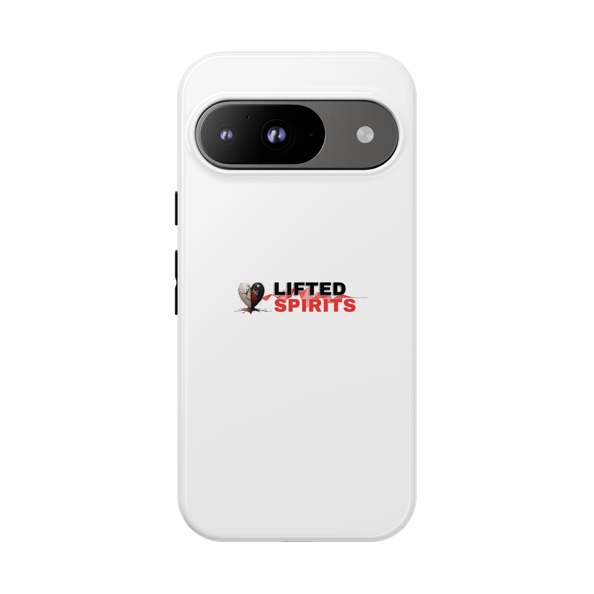 Lifted Spirits White Google Pixel Case – Dual Layer Protective Cover