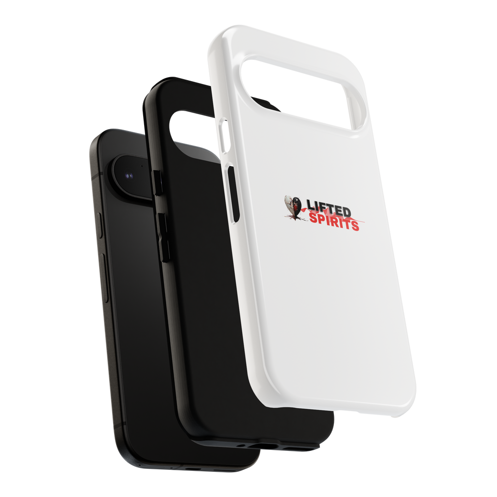 Lifted Spirits White Google Pixel Case – Dual Layer Protective Cover