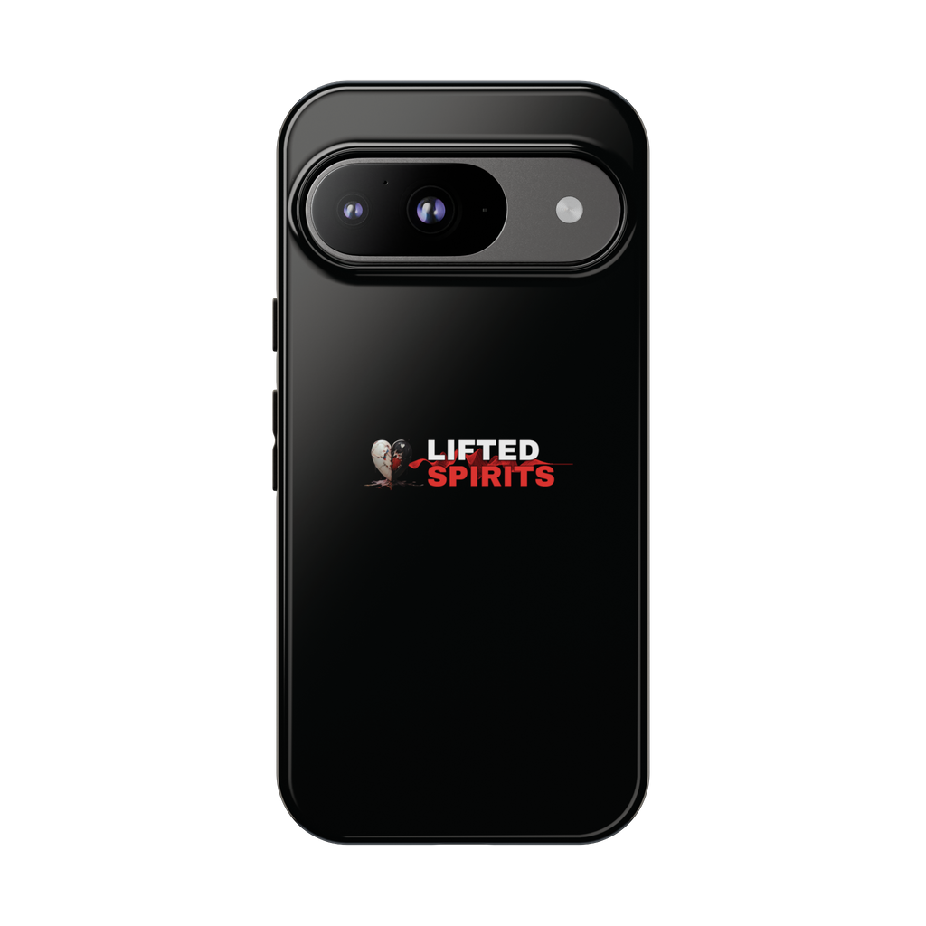 Lifted Spirits Black Google Pixel Case – Dual Layer Protective Cover