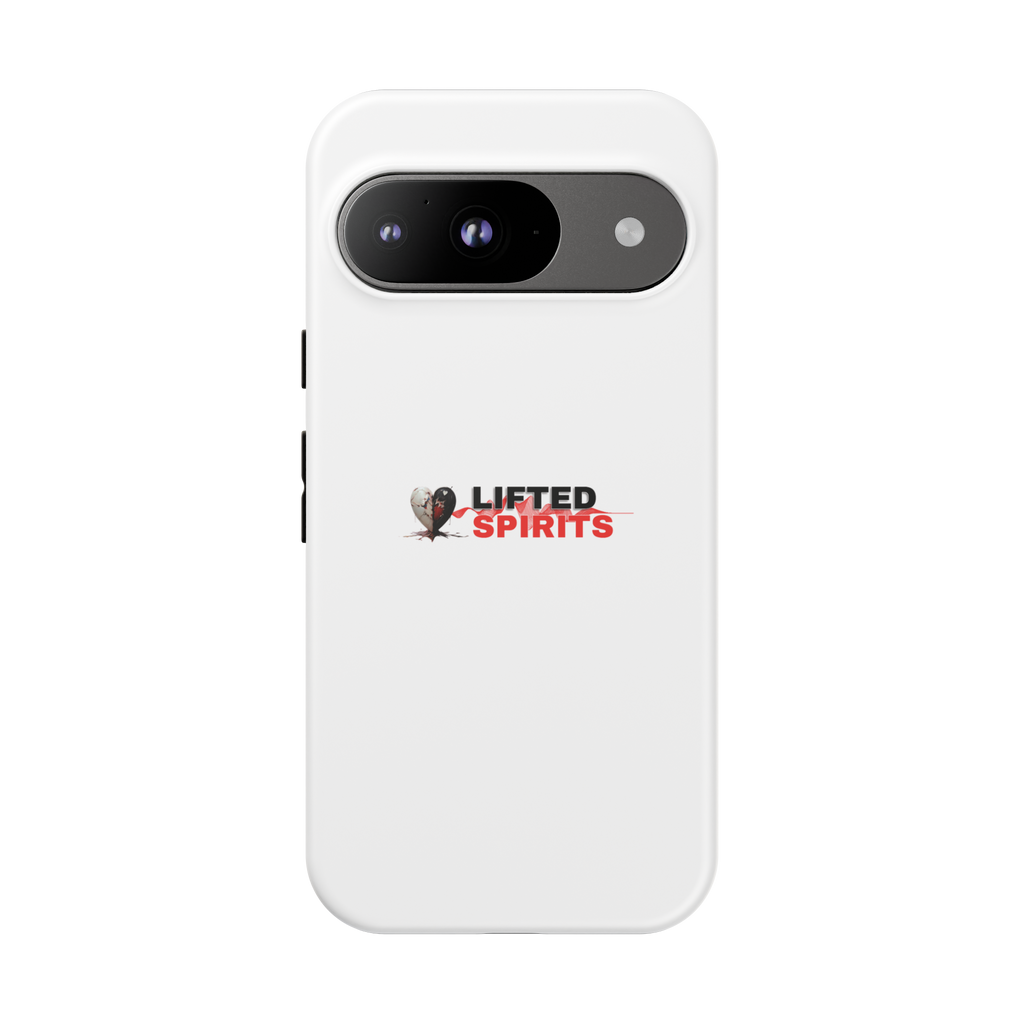 Lifted Spirits White Google Pixel Case – Dual Layer Protective Cover