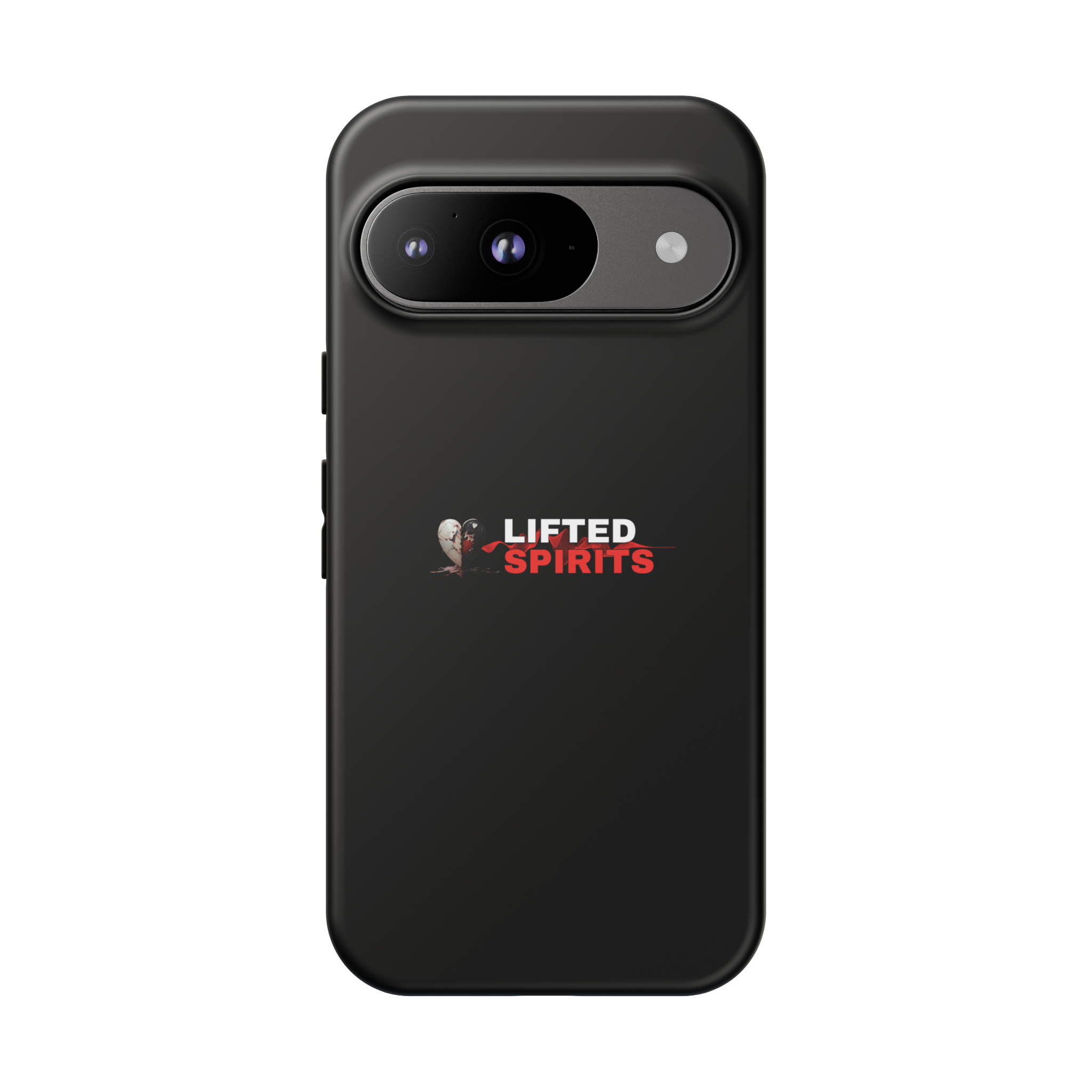 Lifted Spirits Black Google Pixel Case – Dual Layer Protective Cover