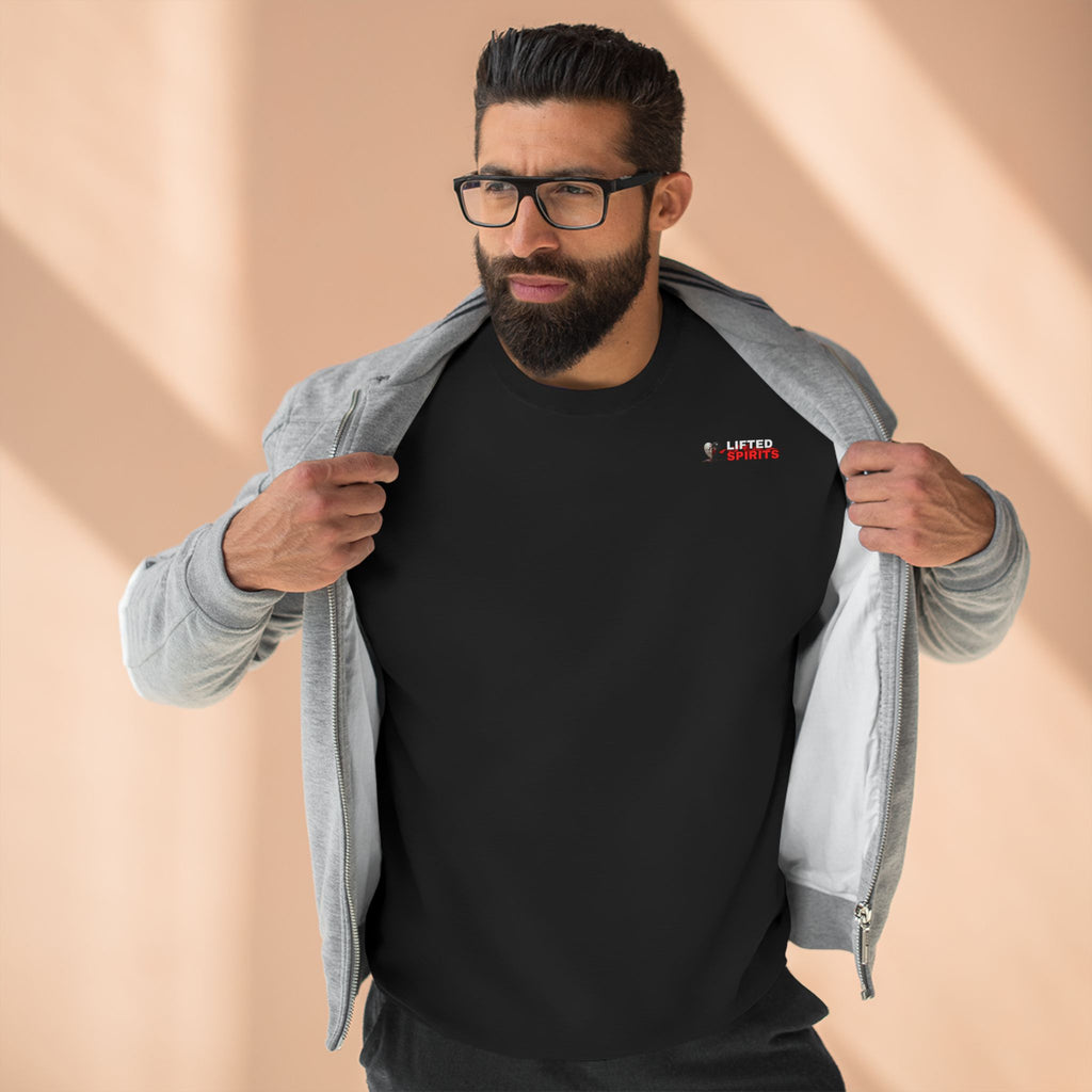 Lifted Spirits Premium Sweatshirt – Unisex Crew Neck Fleece