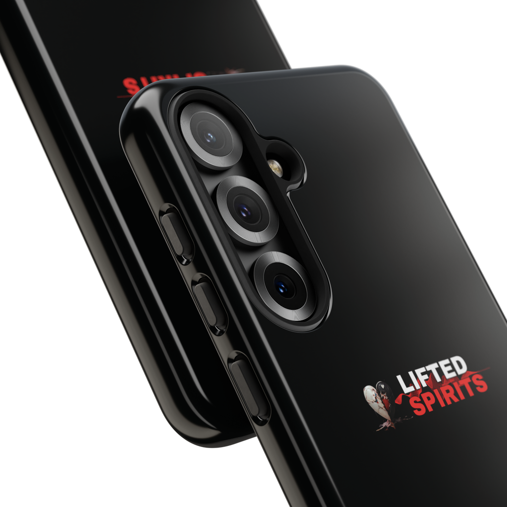 Lifted Spirits Black Samsung Galaxy Case – Dual Layer Protective Cover