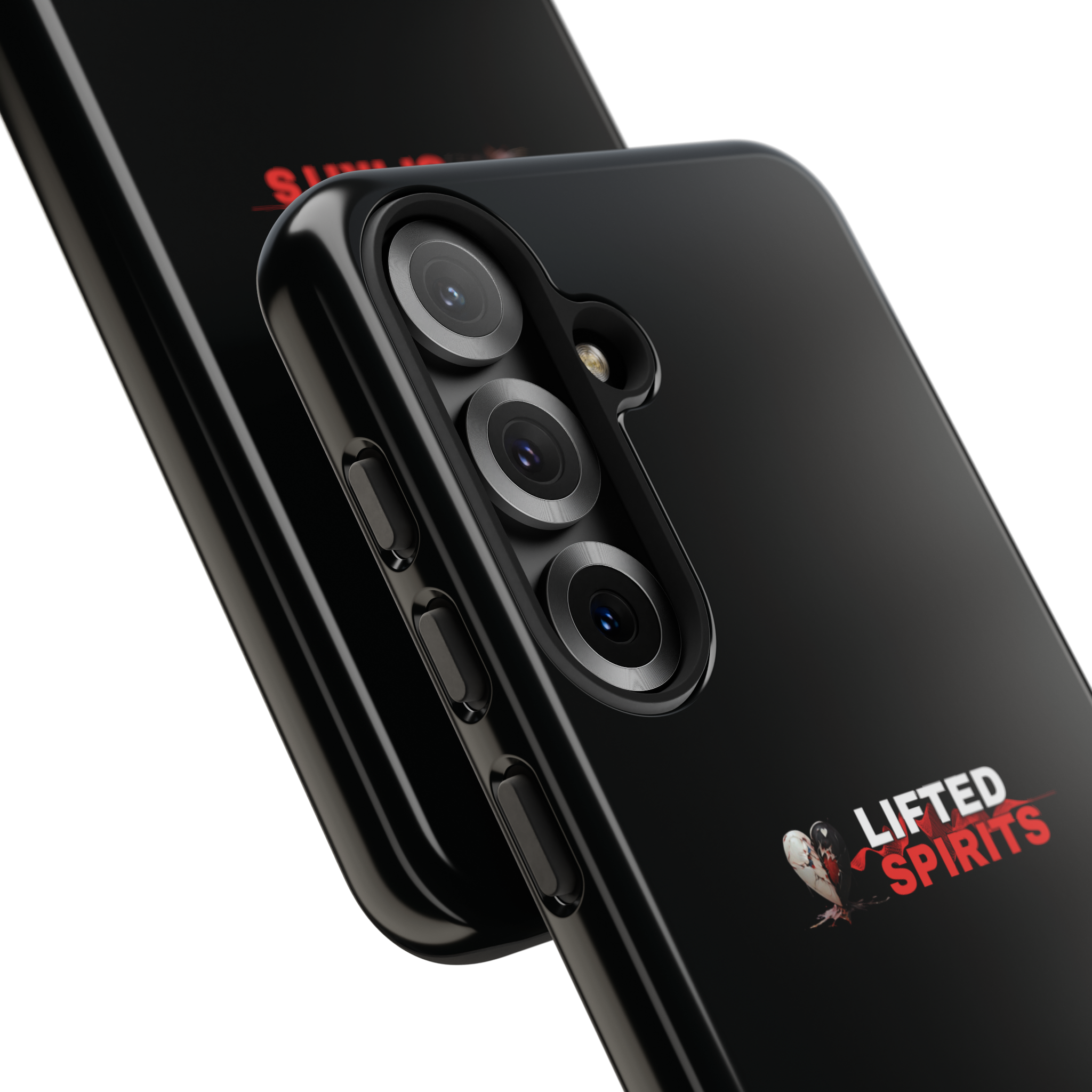 Lifted Spirits Black Samsung Galaxy Case – Dual Layer Protective Cover