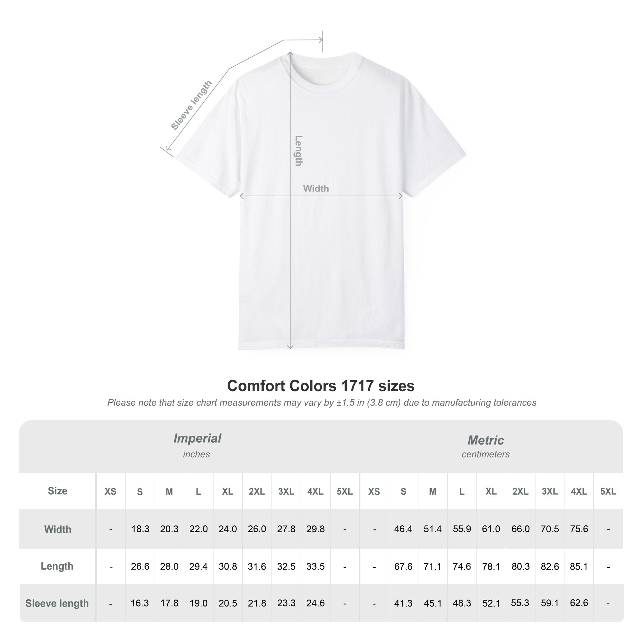 White LS Unisex Garment-Dyed T-shirt