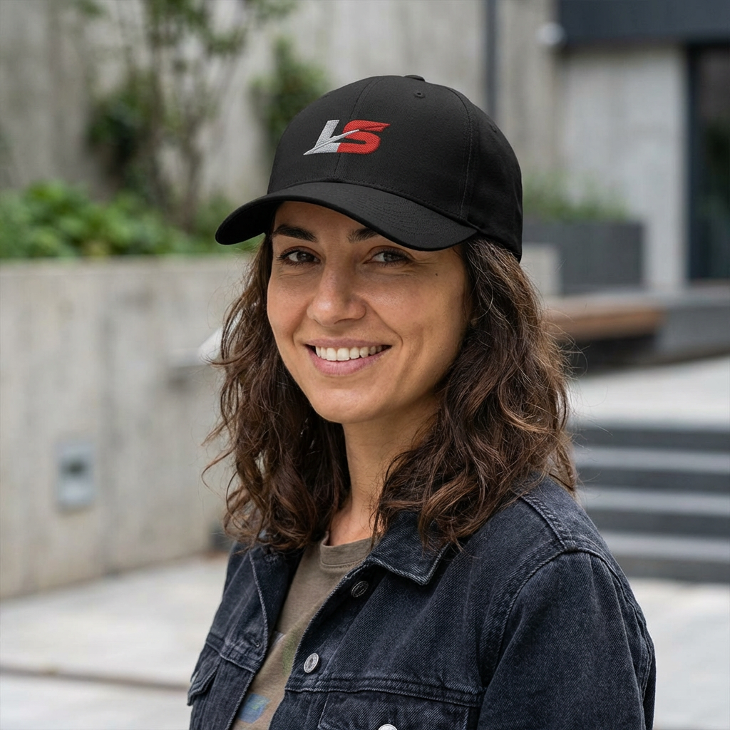 LS Embroidered Logo Cap | Structured Closed-Back Hat
