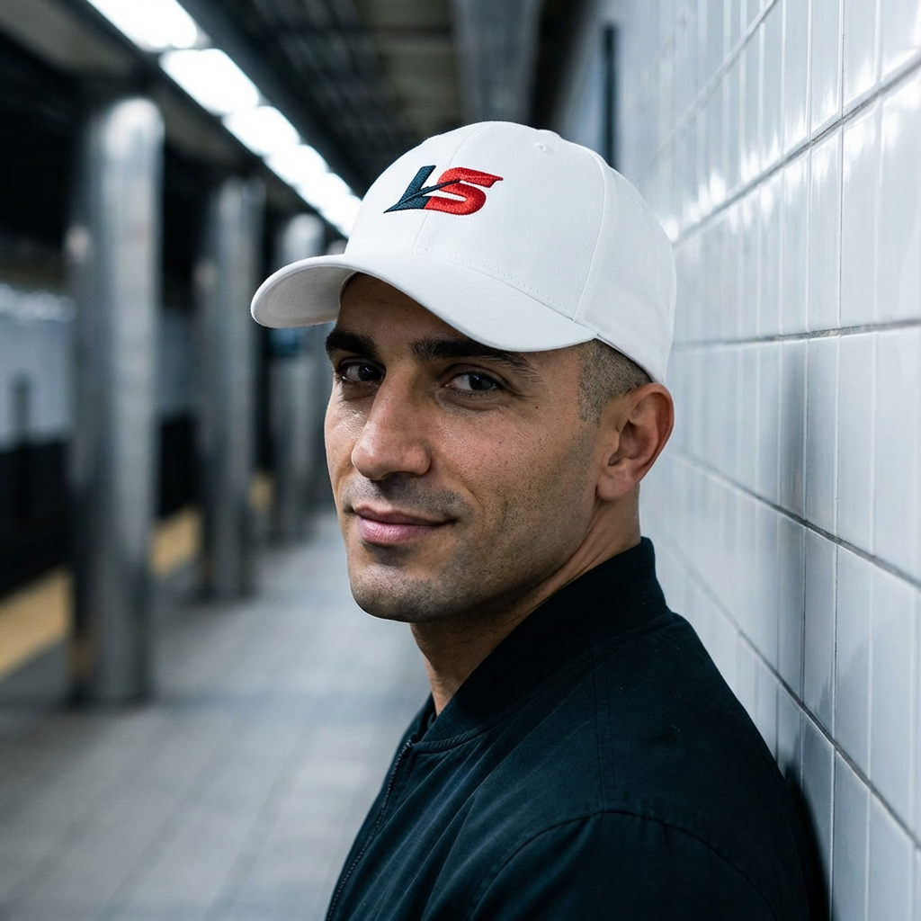 LS Embroidered Logo Cap | Structured Closed-Back Hat